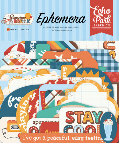Echo Park Summer Break Ephemera (SBR426024) Echo Park Summer Break Ephemera (SBR426024)
