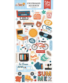 Echo Park Summer Break Chipboard Accents (SBR426021) Echo Park Summer Break Chipboard Accents (SBR426021)