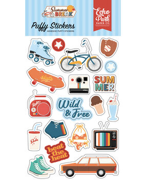 Echo Park Summer Break Puffy Stickers (SBR426066) Echo Park Summer Break Puffy Stickers (SBR426066)