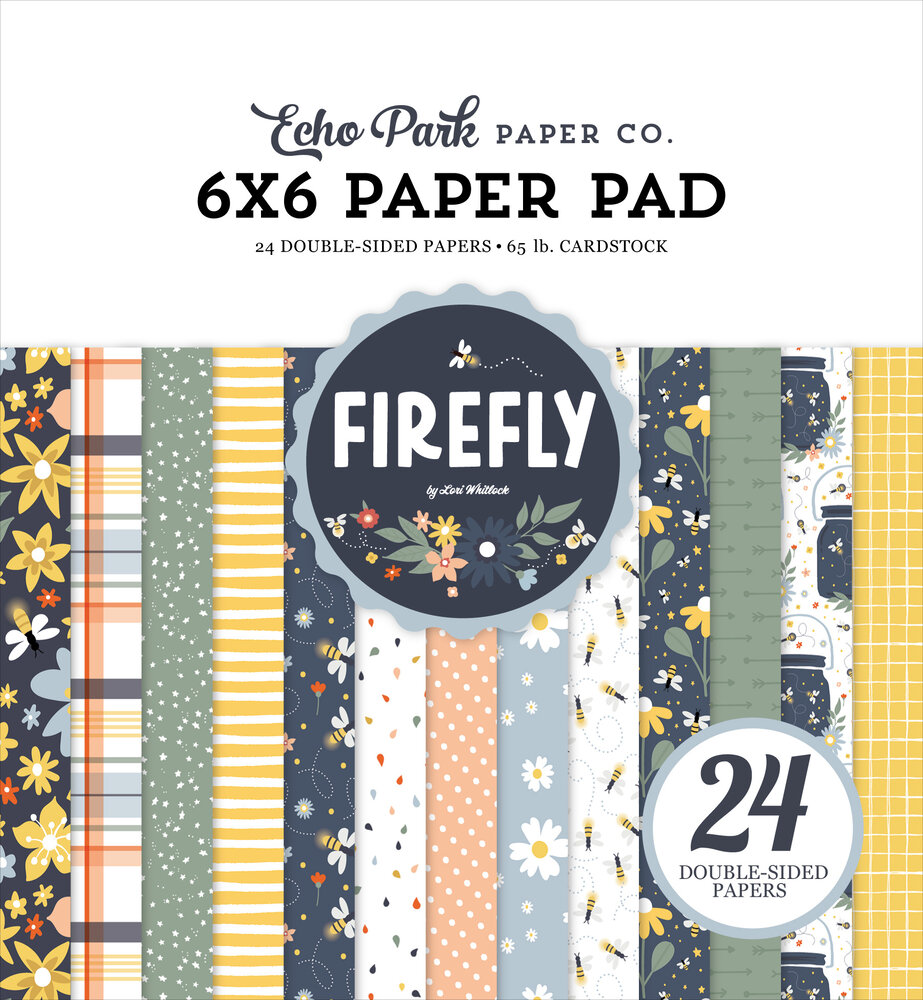 Echo Park Firefly 6x6 Inch Paper Pad (FLY434023) Echo Park Firefly 6x6 Inch Paper Pad (FLY434023)