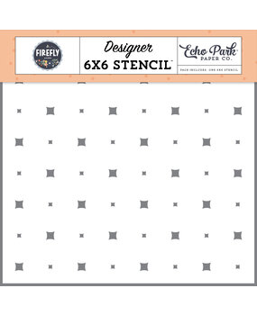 Echo Park Firefly Stencil Sparkle More Shine Bright (FLY434034)