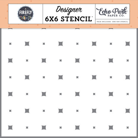 Echo Park Firefly Stencil Sparkle More Shine Bright (FLY434034)
