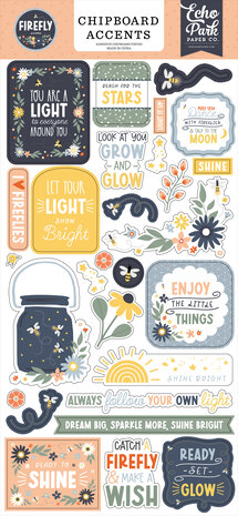 Echo Park Firefly 6x13 Inch Chipboard Accents (FLY434021) Echo Park Firefly 6x13 Inch Chipboard Accents (FLY434021)