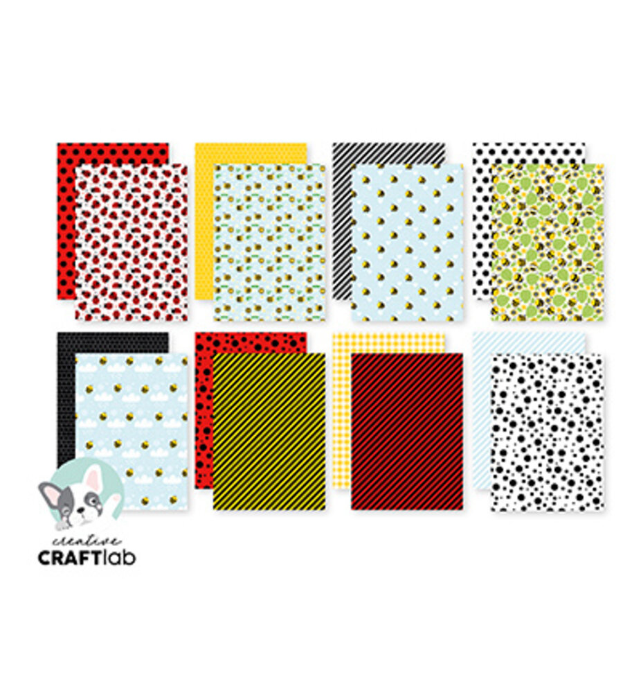 Creative Craftlab Friendz Bee-lightful A5 Paper Pad (CCL-FR-DPP317) Creative Craftlab Friendz Bee-lightful A5 Paper Pad (CCL-FR-DPP317)