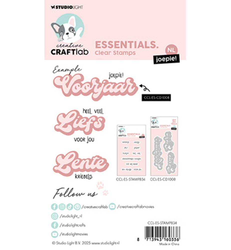 Creative Craftlab Essentials Clear Stamp Joepie (CCL-ES-STAMP834) Creative Craftlab Essentials Clear Stamp Joepie (CCL-ES-STAMP834)