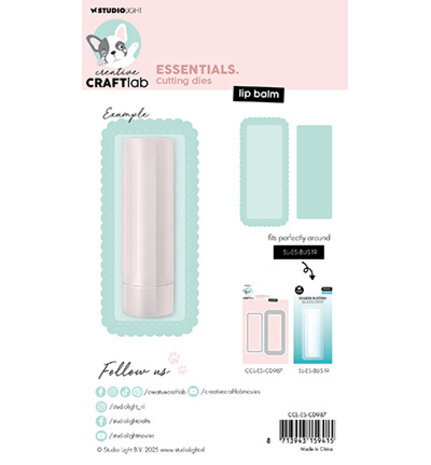 Creative Craftlab Essentials Dies Lip Balm (CCL-ES-CD987) Creative Craftlab Essentials Dies Lip Balm (CCL-ES-CD987)