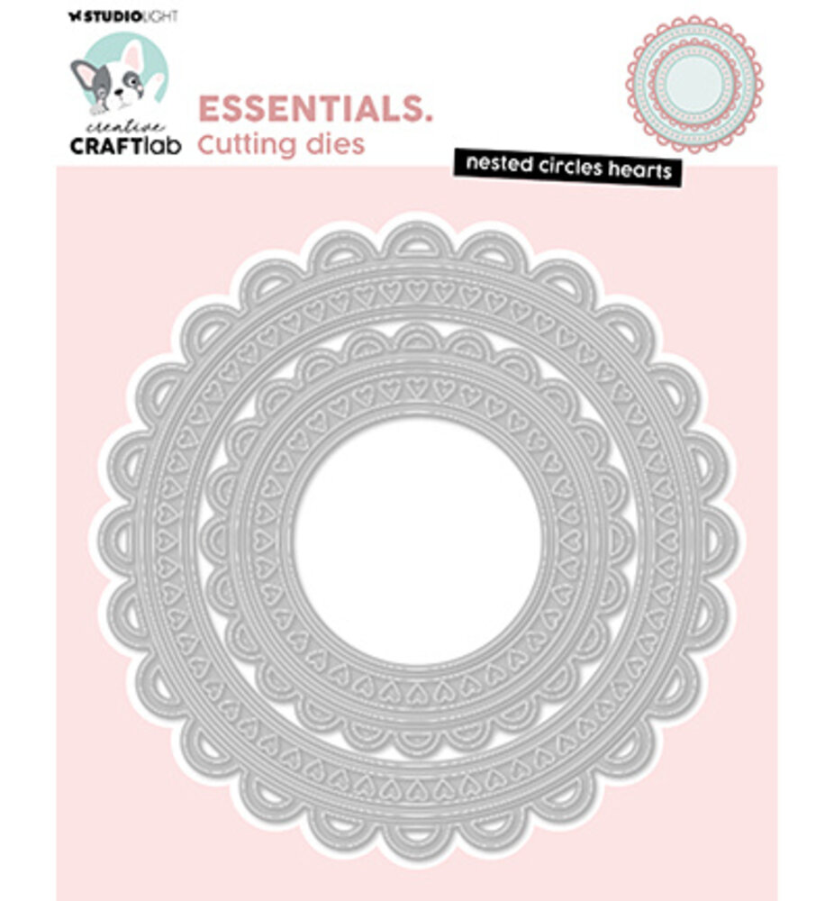 Creative Craftlab Essentials Dies Nested Circles Hearts (CCL-ES-CD1007) Creative Craftlab Essentials Dies Nested Circles Hearts (CCL-ES-CD1007)
