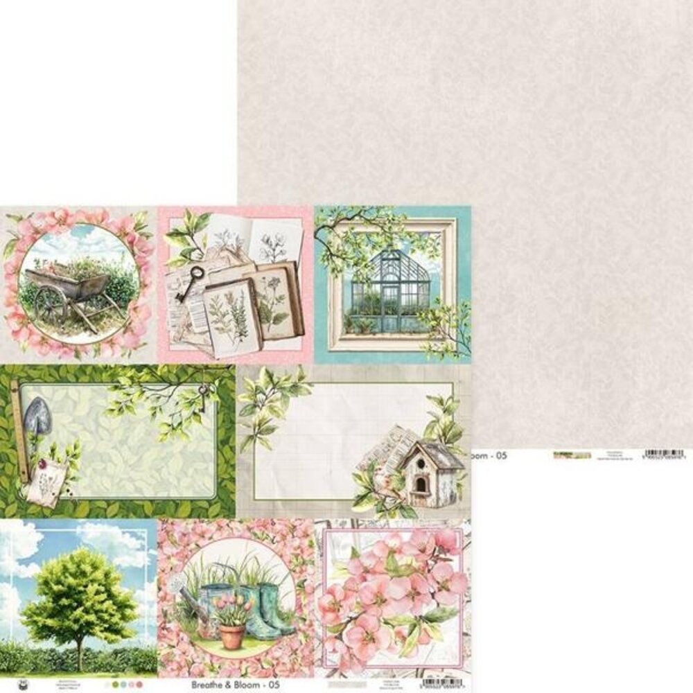 P13 Breathe and Bloom 12x12 Inch Paper Pad (P13-BLO-08) P13 Breathe and Bloom 12x12 Inch Paper Pad (P13-BLO-08)