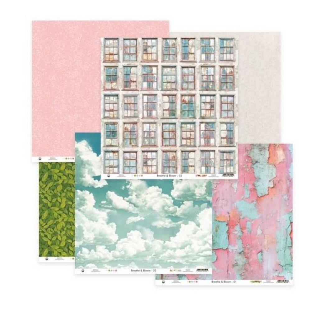 P13 Breathe and Bloom 12x12 Inch Paper Set (P13-BLO-14)
