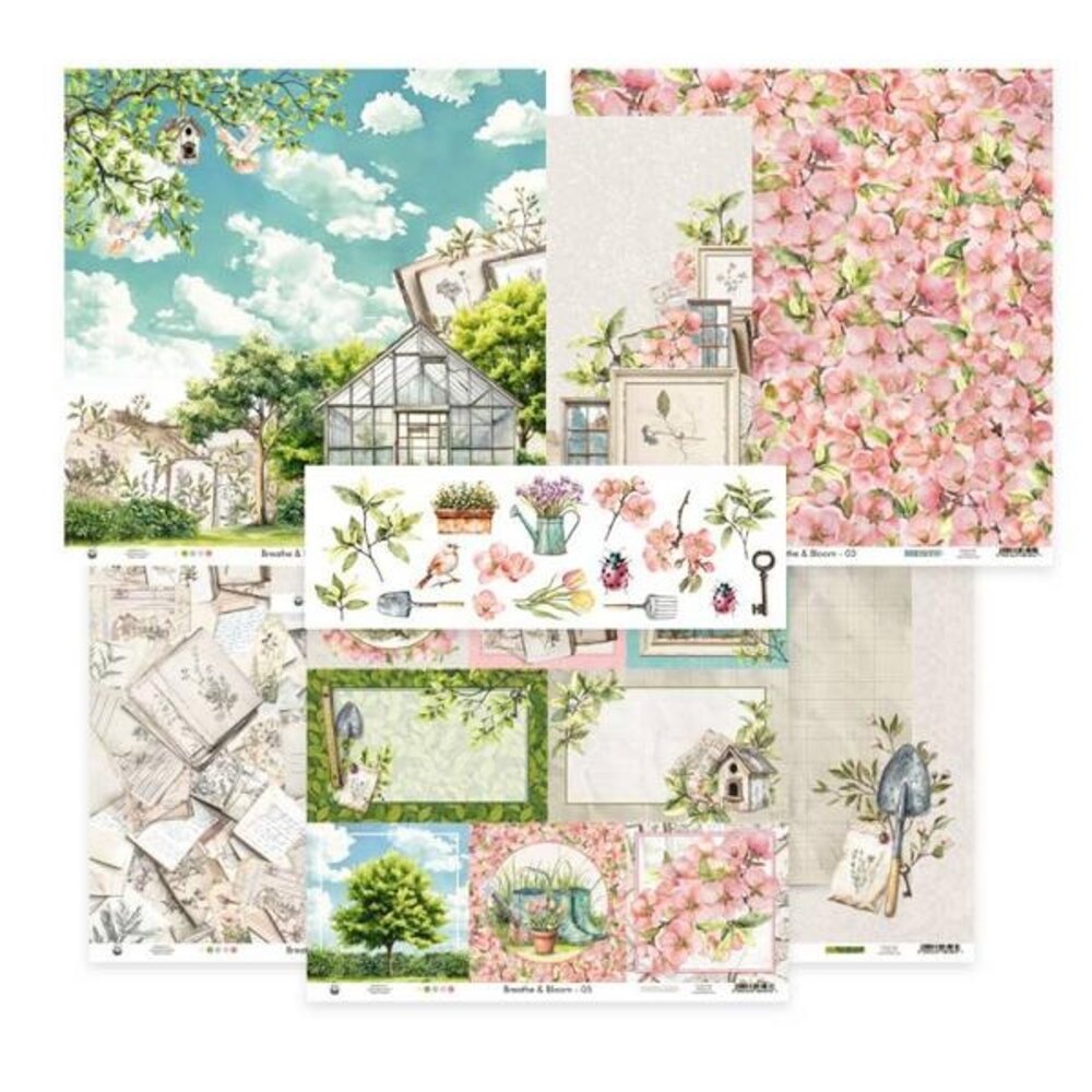 P13 Breathe and Bloom 12x12 Inch Paper Set (P13-BLO-14)