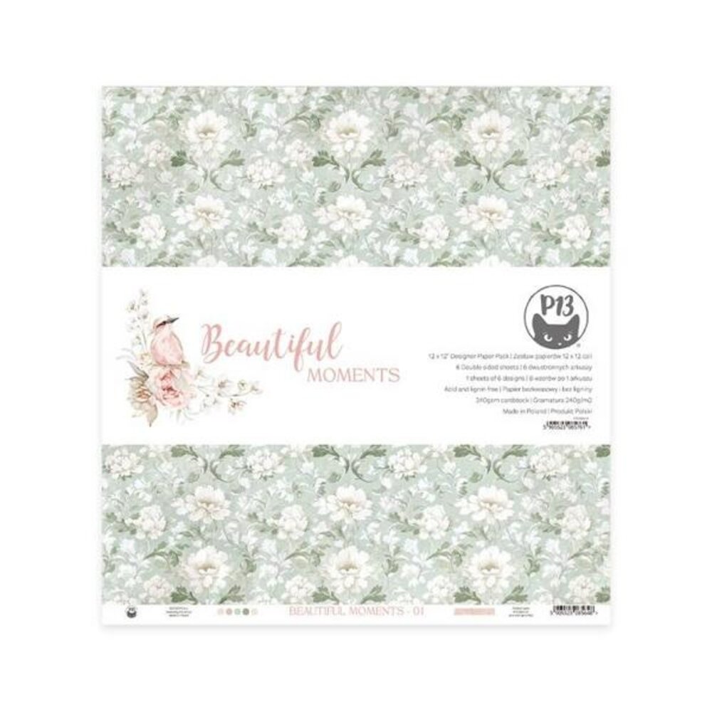 P13 Beautiful Moments 12x12 Inch Paper Set (P13-BEA-14) P13 Beautiful Moments 12x12 Inch Paper Set (P13-BEA-14)