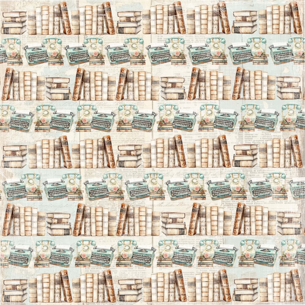 Reprint The Bookshop 12x12 Inch Paper Pack (CRP087) Reprint The Bookshop 12x12 Inch Paper Pack (CRP087)