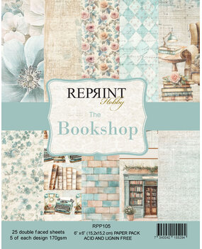 Reprint The Bookshop 6x6 Inch Paper Pack (RPP105) Reprint The Bookshop 6x6 Inch Paper Pack (RPP105)