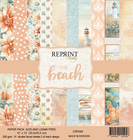 Reprint The Beach 12x12 Inch Paper Pack (CRP089)