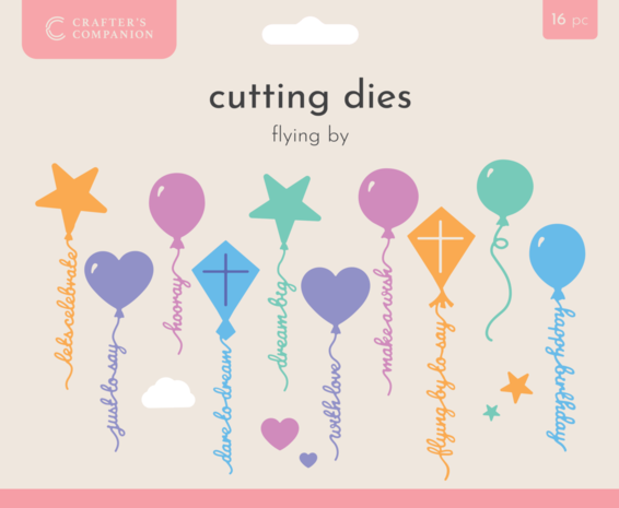 Crafter's Companion Flying By Dies (CC-MD-FLYBY) Crafter's Companion Flying By Dies (CC-MD-FLYBY)