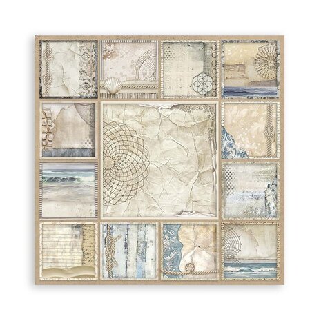 Stamperia Silent Sea 12x12 Inch Single Face Paper Pack (SBBXLB24) Stamperia Silent Sea 12x12 Inch Single Face Paper Pack (SBBXLB24)