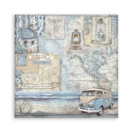 Stamperia Silent Sea 12x12 Inch Single Face Paper Pack (SBBXLB24) Stamperia Silent Sea 12x12 Inch Single Face Paper Pack (SBBXLB24)
