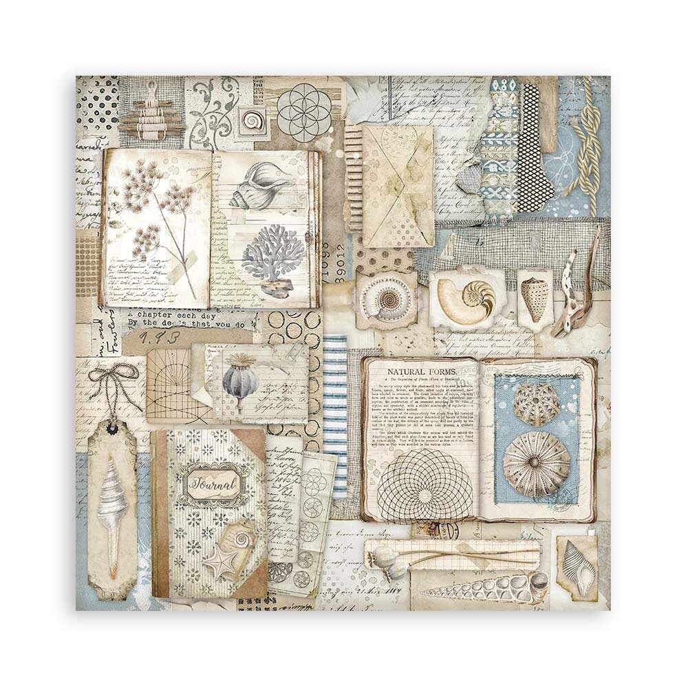 Stamperia Silent Sea 12x12 Inch Single Face Paper Pack (SBBXLB24) Stamperia Silent Sea 12x12 Inch Single Face Paper Pack (SBBXLB24)