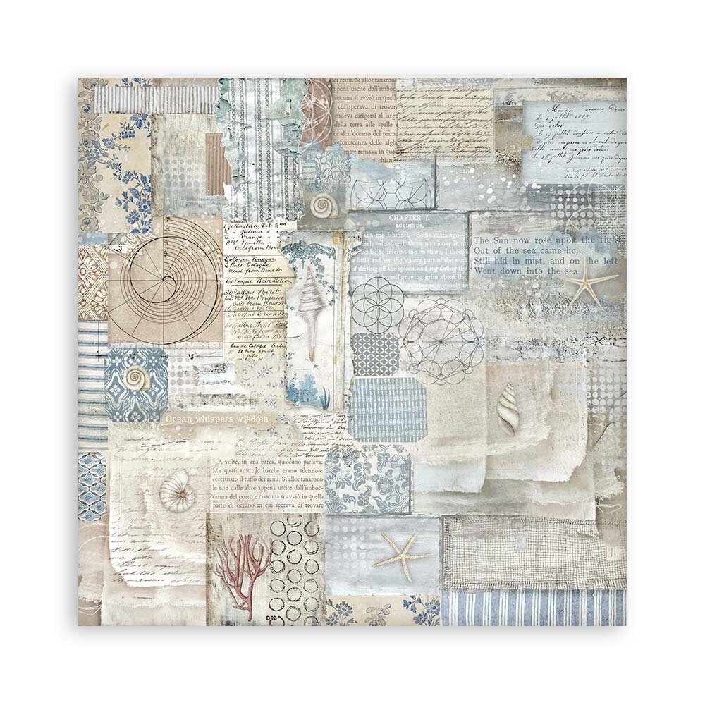 Stamperia Silent Sea 12x12 Inch Single Face Paper Pack (SBBXLB24) Stamperia Silent Sea 12x12 Inch Single Face Paper Pack (SBBXLB24)