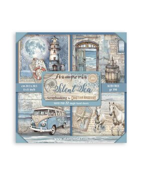 Stamperia Silent Sea 8x8 Inch Single Face Paper Pack (SBBSXB12) Stamperia Silent Sea 8x8 Inch Single Face Paper Pack (SBBSXB12)
