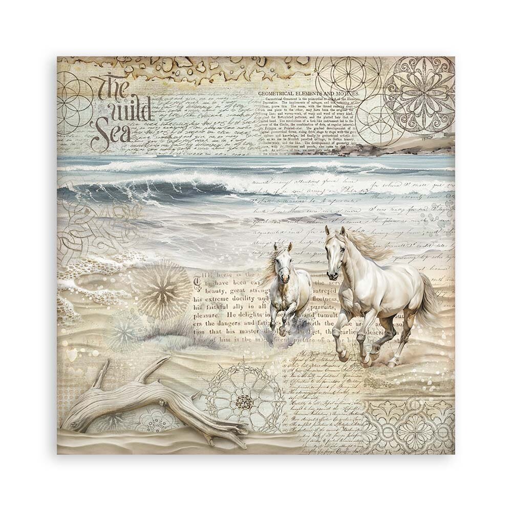 Stamperia Silent Sea 8x8 Inch Single Face Paper Pack (SBBSXB12) Stamperia Silent Sea 8x8 Inch Single Face Paper Pack (SBBSXB12)