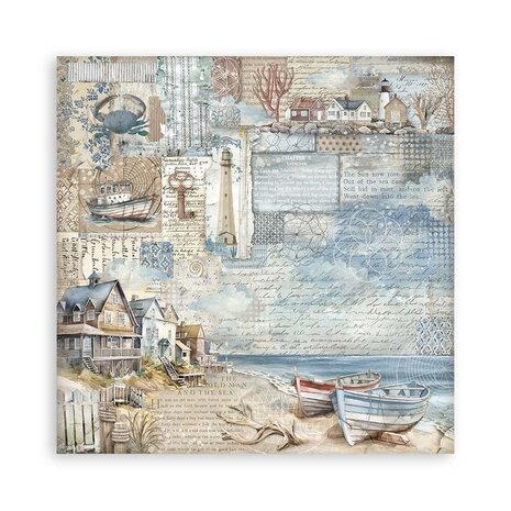 Stamperia Silent Sea 8x8 Inch Single Face Paper Pack (SBBSXB12) Stamperia Silent Sea 8x8 Inch Single Face Paper Pack (SBBSXB12)
