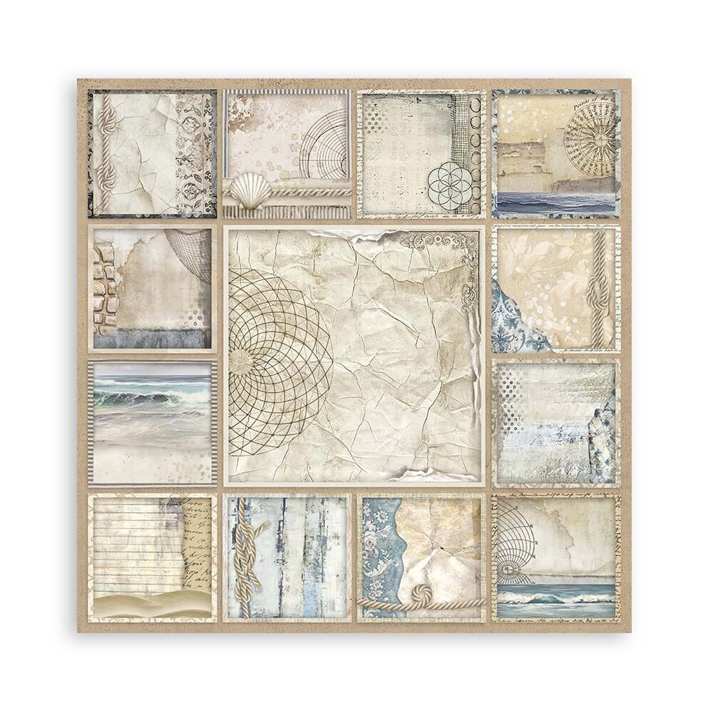 Stamperia Silent Sea 8x8 Inch Single Face Paper Pack (SBBSXB12) Stamperia Silent Sea 8x8 Inch Single Face Paper Pack (SBBSXB12)