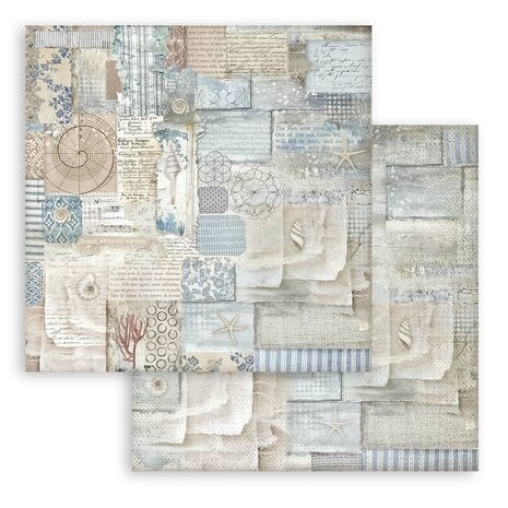 Stamperia Silent Sea Maxi Background 12x12 Inch Paper Pack (SBBL170) Stamperia Silent Sea Maxi Background 12x12 Inch Paper Pack (SBBL170)