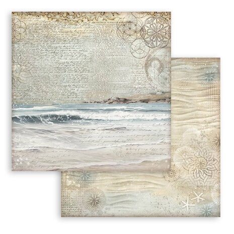 Stamperia Silent Sea Maxi Background 12x12 Inch Paper Pack (SBBL170) Stamperia Silent Sea Maxi Background 12x12 Inch Paper Pack (SBBL170)