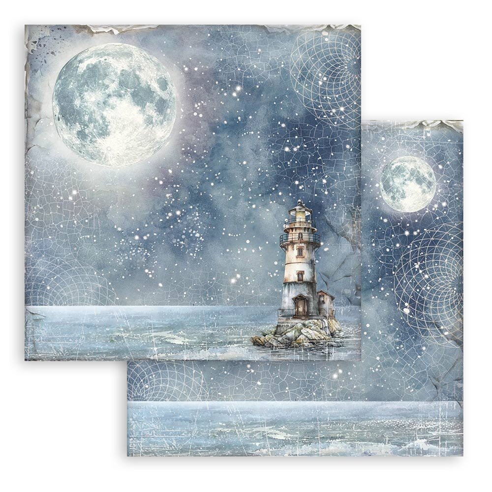 Stamperia Silent Sea Maxi Background 12x12 Inch Paper Pack (SBBL170) Stamperia Silent Sea Maxi Background 12x12 Inch Paper Pack (SBBL170)