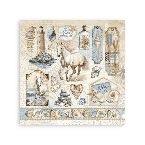 Stamperia Silent Sea Stickers (SBSTK01) Stamperia Silent Sea Stickers (SBSTK01)