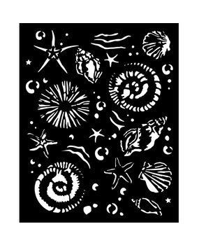 Stamperia Silent Sea Thick Stencil 20x25cm Starfish (KSTD178) Stamperia Silent Sea Thick Stencil 20x25cm Starfish (KSTD178)