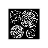 Stamperia Silent Sea Thick Stencil 12x12cm Sponges (KSTDS38)