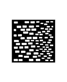 Stamperia Silent Sea Village Thick Stencil 12x12cm Bricks Pattern (KSTDS44) Stamperia Silent Sea Village Thick Stencil 12x12cm Bricks Pattern (KSTDS44)