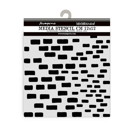 Stamperia Silent Sea Village Thick Stencil 12x12cm Bricks Pattern (KSTDS44) Stamperia Silent Sea Village Thick Stencil 12x12cm Bricks Pattern (KSTDS44)