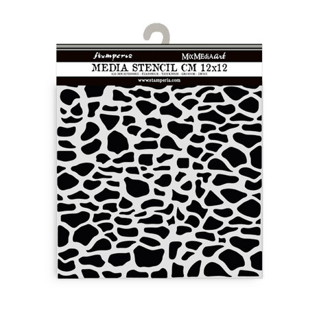 Stamperia Silent Sea Village Thick Stencil 12x12cm Stones Pattern (KSTDS45) Stamperia Silent Sea Village Thick Stencil 12x12cm Stones Pattern (KSTDS45)