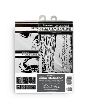 Stamperia Silent Sea Assortment Thick Stencil (8pcs) (KSTDX01) Stamperia Silent Sea Assortment Thick Stencil (8pcs) (KSTDX01)