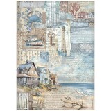 Stamperia Silent Sea A4 Rice Paper Landscape (DFSA41026)