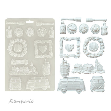 Stamperia Silent Sea A4 Soft Mould (K3PTA4591) Stamperia Silent Sea A4 Soft Mould (K3PTA4591)