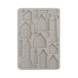 Stamperia Silent Sea A5 Silicon Mold Houses and Lighthouse (KACMA577)