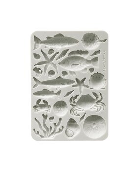 Stamperia Silent Sea A5 Silicon Mold Shells and Fish (KACMA578) Stamperia Silent Sea A5 Silicon Mold Shells and Fish (KACMA578)