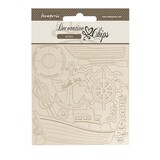 Stamperia Silent Sea Decorative Chips Boat (SCB263)