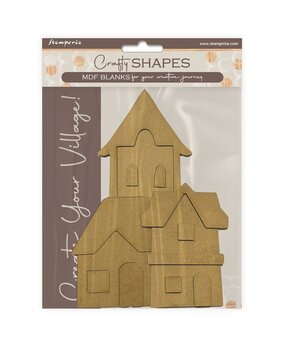 Stamperia Silent Sea Village MDF Crafty Shapes Blanks House Landscape (KLSM46) Stamperia Silent Sea Village MDF Crafty Shapes Blanks House Landscape (KLSM46)