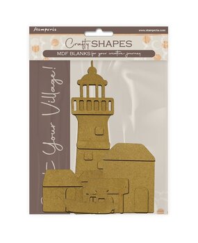 Stamperia Silent Sea Village MDF Crafty Shapes Blanks Lighthouse (KLSM49)
