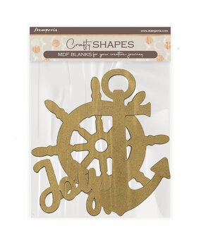 Stamperia Silent Sea MDF Crafty Shapes Blanks Anchor and Rudder (KLSM51)