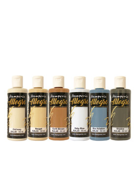 Stamperia Silent Sea Allegro Paint Kit (6pcs) (KALKIT60) Stamperia Silent Sea Allegro Paint Kit (6pcs) (KALKIT60)