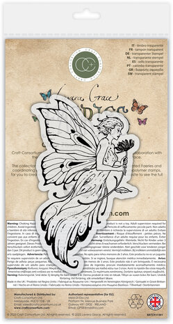 Craft Consortium Fairies A6 Clear Stamp Flower (CCLGSTMP003)