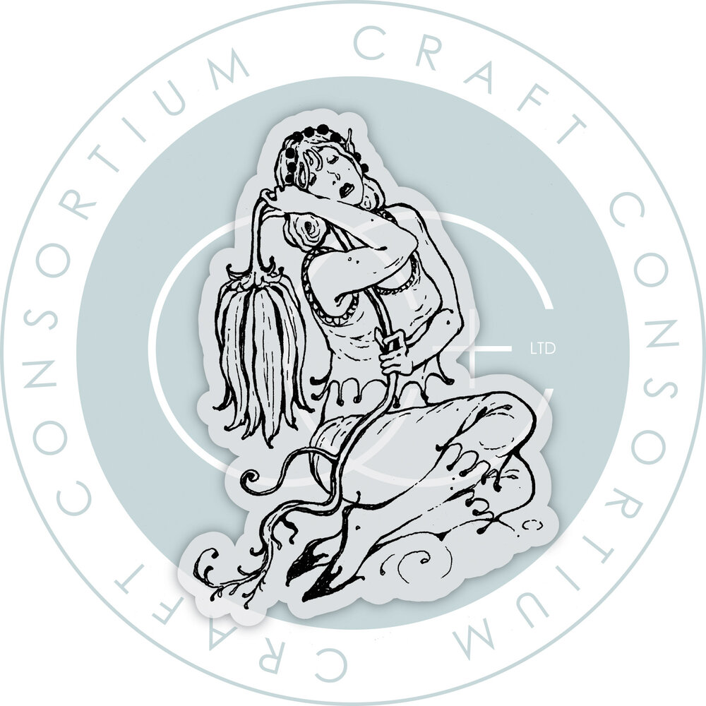 Craft Consortium Fairies A6 Clear Stamp Wilted (CCLGSTMP004) Craft Consortium Fairies A6 Clear Stamp Wilted (CCLGSTMP004)