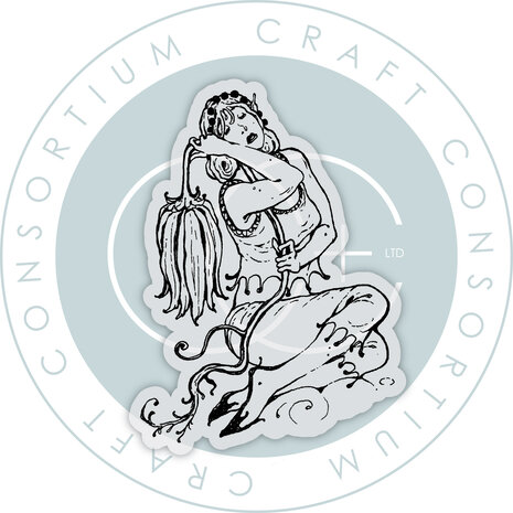 Craft Consortium Fairies A6 Clear Stamp Wilted (CCLGSTMP004) Craft Consortium Fairies A6 Clear Stamp Wilted (CCLGSTMP004)