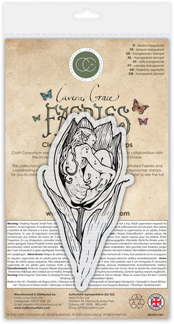 Craft Consortium Fairies A6 Clear Stamp Tulip (CCLGSTMP005) Craft Consortium Fairies A6 Clear Stamp Tulip (CCLGSTMP005)